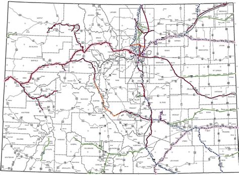 Free Colorado Railroad Map And The 8 Major Railroads In Colorado