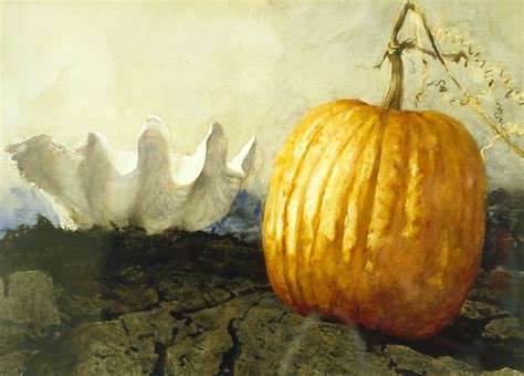 Pumpkin And Shell Andrew Wyeth Original Works