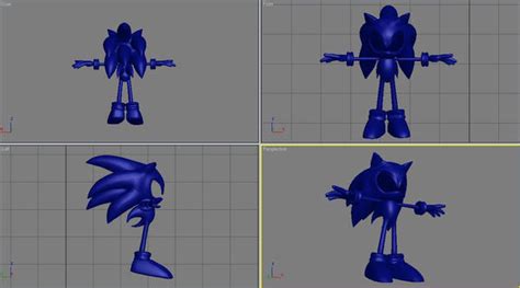 3d Sonic By Sngpso On Deviantart