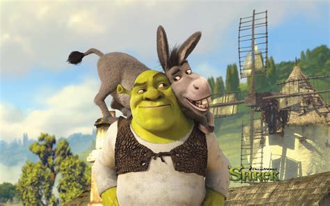 Shrek And Donkey Hd Cartoons Wallpapers