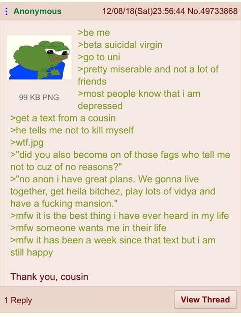 Got This One From R Greentext But I Think That This Is A Good Place For It Too R Wholesomememes