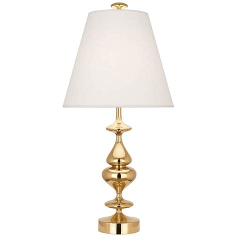 Jonathan Adler Hollywood Polished Brass Metal Table Lamp 98t68