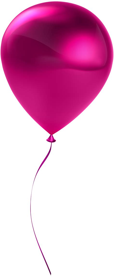 Single Pink Balloon Transparent Clip Art Gallery Yopriceville High
