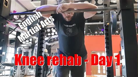 Broken Knee Rehab Actual Day 1 Youtube