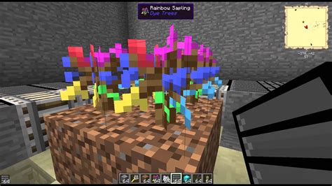 Minecraft Ftb Rainbow Tree Farm Mechanics Youtube
