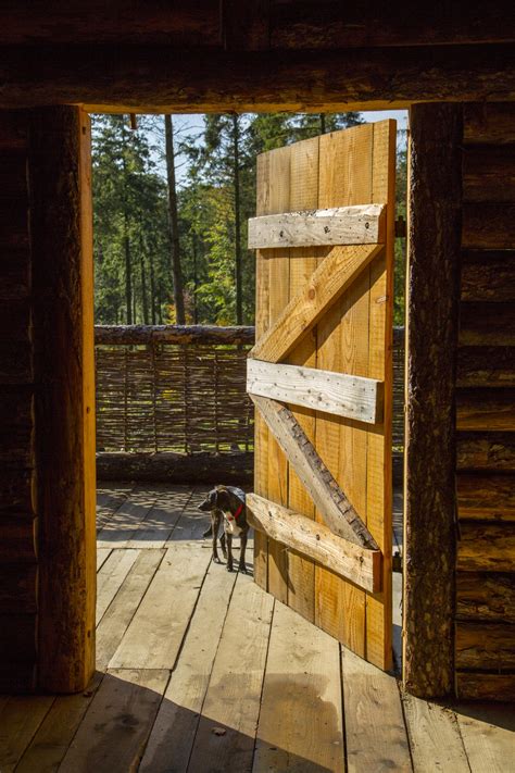 Rustic Open Door Free Stock Photo Public Domain Pictures