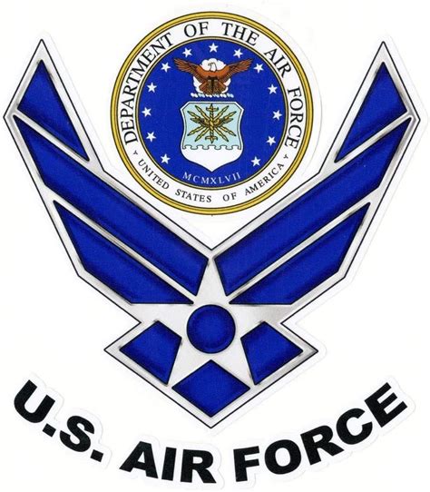 Us Air Force Vinyl Sticker Decal 5x5 Inches For Car