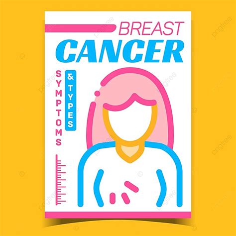 Breast Cancer Creative Advertising Poster Vector Template Download On