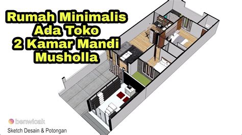 Kami tak tau kenapa bisa desain rumah yang minimalis menjadi se booming ini :/. Inspirasi Top Denah Rumah Minimalis Ada Tokonya