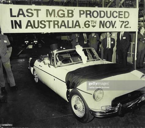 The Last Of The Mgb Models To Roll Off The Assembly Line At Leylands