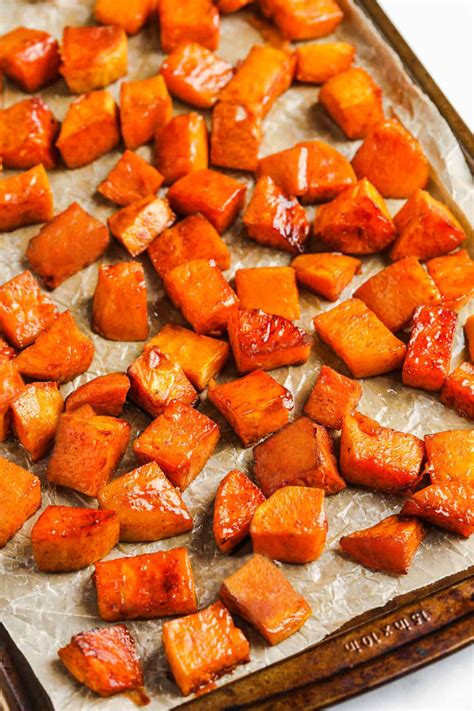 Brown Sugar Roasted Sweet Potatoes So Easy Spend With Pennies
