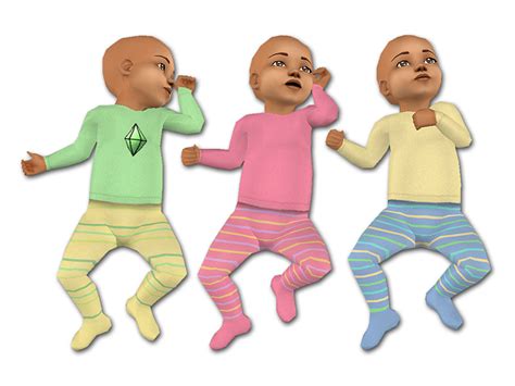 Mod The Sims Maxis Match Baby Outfits