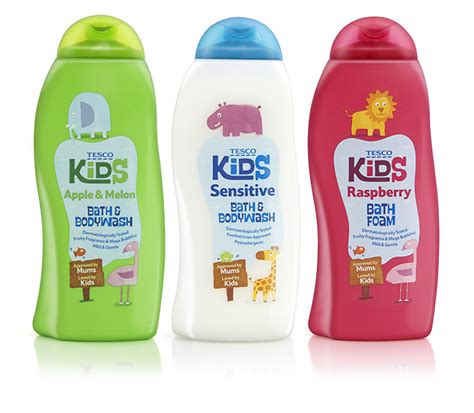 Tesco Kids Toiletries On Packaging Of The World Creative Package