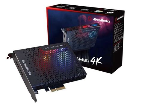 Avermedia Live Gamer 4k 4kp 60 Hdr Capture Card Ultra Low Latency For Broadcasting And