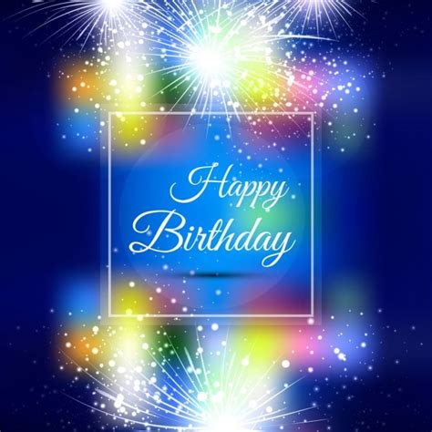 Free Vector Colorful Happy Birthday Card