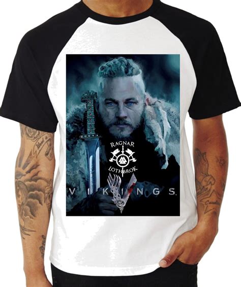 Camiseta Ragnar Lothbrok Série Vikings no Elo7 SUBLIME RM 12E4112