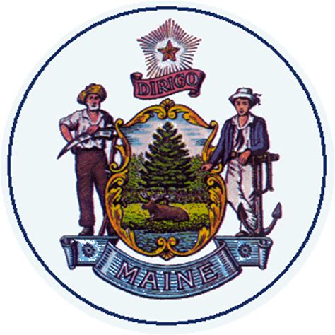Maine State Seal Maine Secretary Of State Kids Page