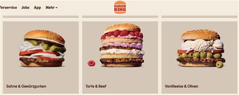 Olive Ice Cream And Beef Burger Among Choice On New Burger King Menu