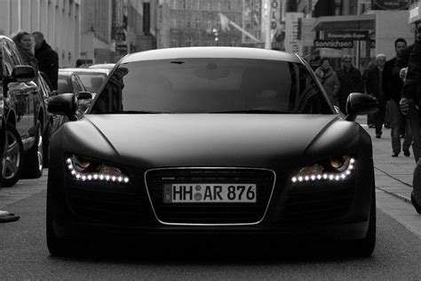 In this video you can see a beautiful matte black audi r8 v10 coupe on the road in monaco. Audi R8 | Black audi