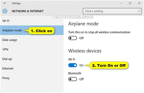 If you just turn off the settings in this center, it will disconnect from the selected router or device, but not stop sending signals. Wi-Fi - Turn On or Off in Windows 10 | Tutorials