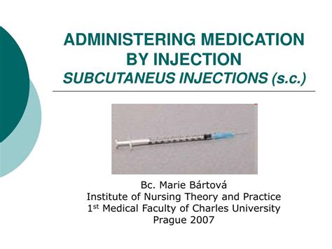 Ppt Administering Medication By Injection Subcutaneus Injections Sc Powerpoint