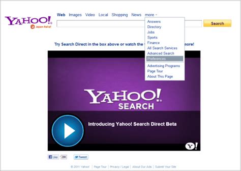 Yahoo Search Introduces Yahoo Search Direct Ghacks Tech News