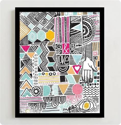 Choose your favorite geo designs and purchase them as wall art, home decor, phone cases, tote bags, and more! Bring Color to Your Walls with Modern Art - KnockOffDecor.com