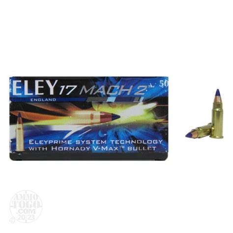 17 Hm2 Mach 2 Polymer Tipped Ammo For Sale By Eley Rounds