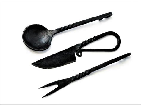 Medieval Cutlery SetHand Forged 4260 | Etsy | Cutlery set, Cutlery, Forging