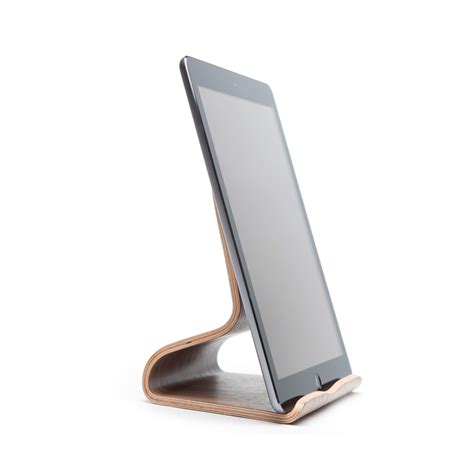 Walnut Wood Tablet Stand Maderacraft Touch Of Modern