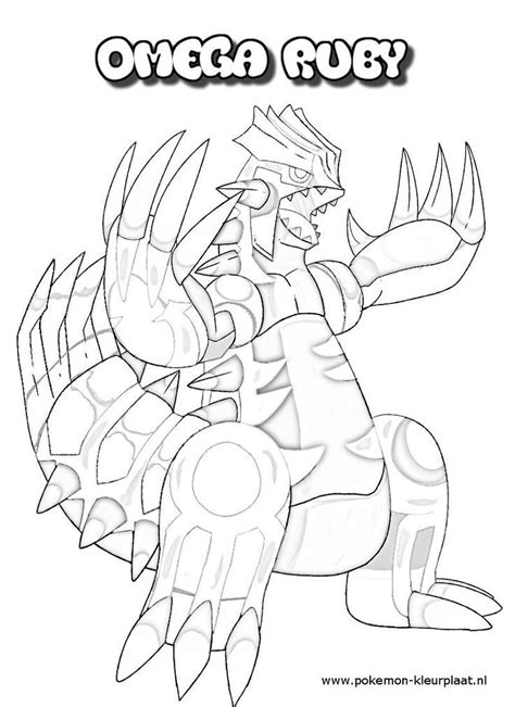 Pokemon Coloring Pages Groudon Coloring Home