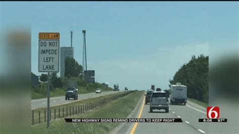 New Highway Signs Remind Drivers Left Lane Is For Passing Youtube