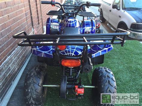 Atv 3125r 125cc Fully Automatic Mid Size Electric Blue Spider Web