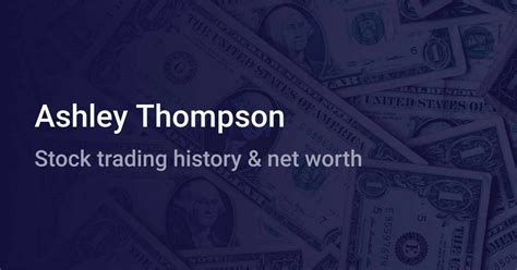 Ashley Thompson Net Worth 2024 Wallmine Gb