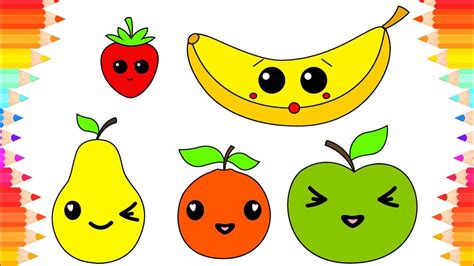 How To Draw Easy Cute Fruits