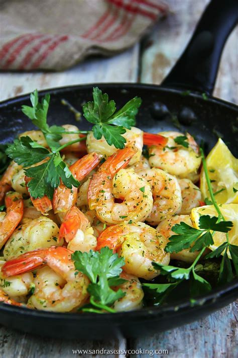 Lemon Garlic Butter Shrimp Recipe Sandras Easy Cooking
