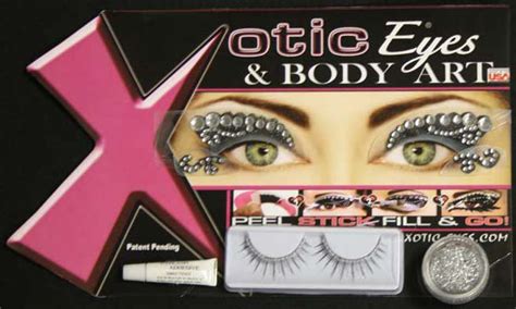 Xotic Eyes Reusable Self Adhesive Eye Makeup Midnight Eyes Xe021midnight