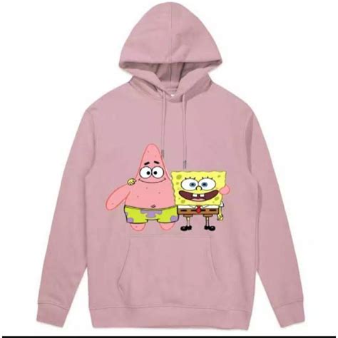 Spongebob Hoodie Jacket For Women Goodquality Cotton Makapal Cod