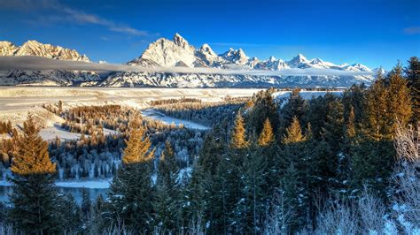 1920x1080 1920x1080 Nature Landscape Winter Sky Clouds River