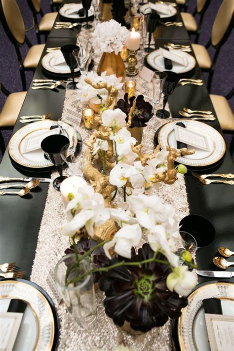 Check out our white gold black selection for the very best in unique or custom, handmade pieces from our shops. 39 Timeless Black Tie Wedding Ideas - Weddingomania