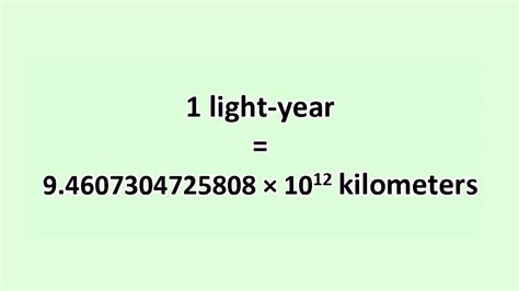 1 ปีแสง เท่ากับ กี่กิโลเมตร แปลงค่า 1 กิโลเมตรเท่ากับกี่ปีแสง โปรแกรมคำนวณทุกอย่างบนโลก