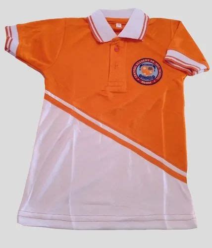 Summer Cotton School Uniform T Shirt Size Medium At Rs 100piece In