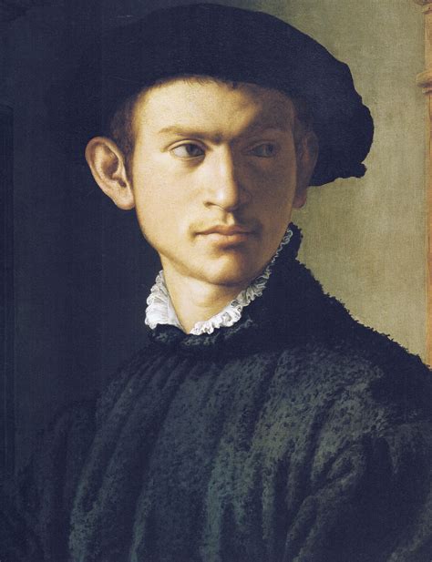 Bronzino Portrait Of A Young Man With A Lute 1532 34 Portrait