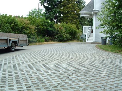 It's ready to drive or park on. Paving stone driveway (With images) | Outdoor yard ideas, Stone driveway, Paving stones