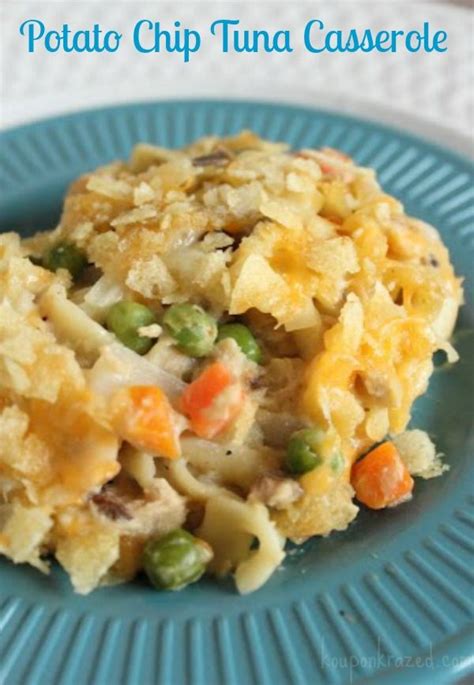 Mix in the cans of soup until well blended. Easy Potato Chip Tuna Casserole | Recipe | Casserole ...