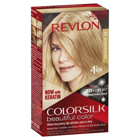 Buy Revlon Colorsilk 70 Medium Ash Blonde Online At Chemist Warehouse®