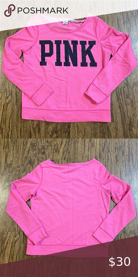 Pink Victorias Secret Sweatshirt Sz Xs Sweatshirts Clothes Design