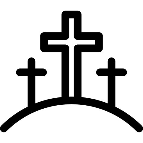 Christian Christianity Easter Crosses Religion Icon