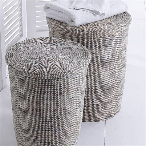 Dirty laundry need not be an eyesore with a range of stylish and practical laundry baskets from wilko as well as washing bags on hand to keep your home clean and tidy. Natural Hand Woven Laundry Baskets