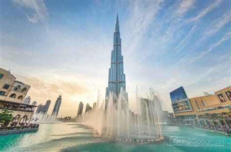 Burj Khalifa Fountain Show Dubai Mall Uae Greggoodman